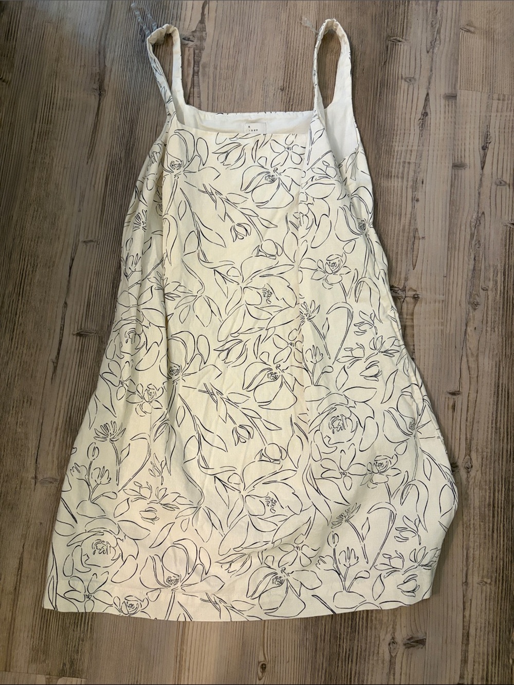 Cream Floral Dress